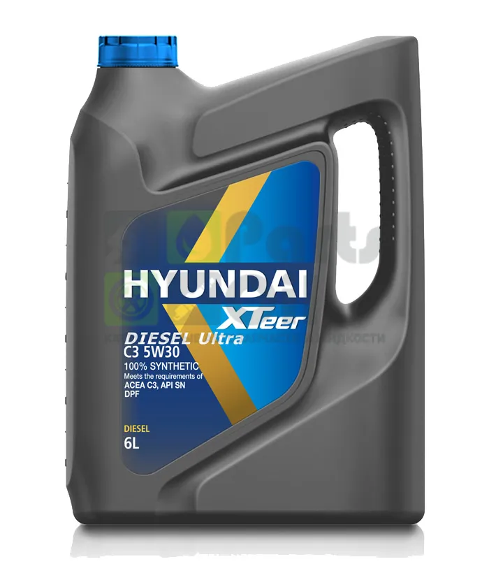 Моторное масло Hyundai XTeer Diesel Ultra C3 5W-30 синтетическое 6 л